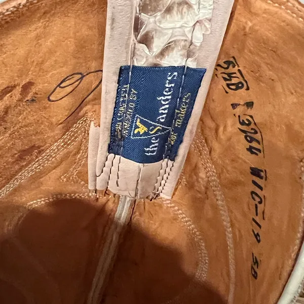 Vintage The Sanders Leather Cowboy Boots 3264 WIC19 Women 5.5 B W/ Box - Image 10