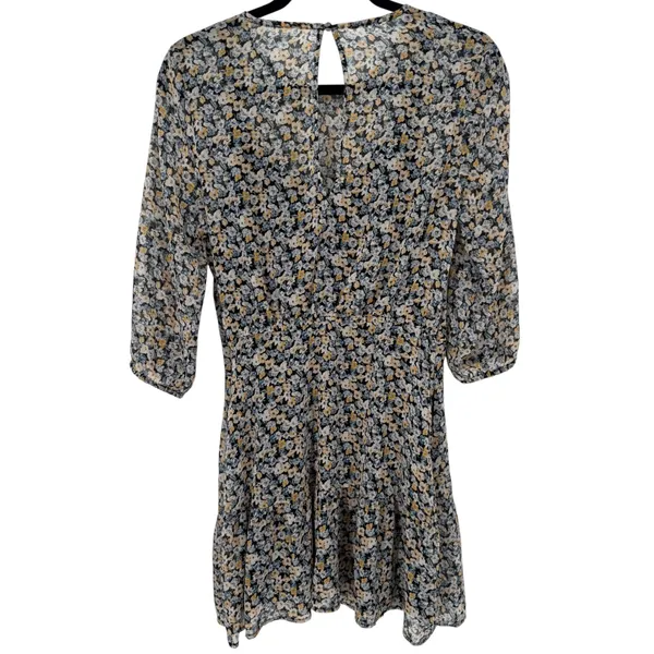 NWT Abercrombie & Fitch Womens Ditsy Floral Sheer Mini Dress Size Small Feminine - Image 5