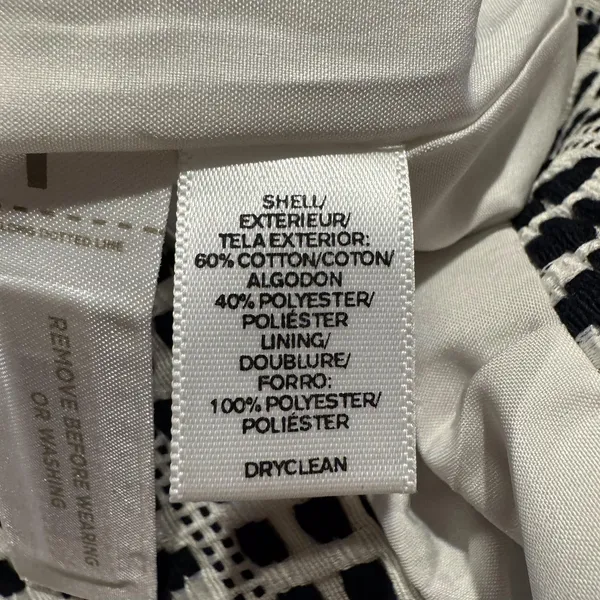 NWT Ann Taylor Loft Skirt Pencil Minimalist Professional Preppy White Black 2P - Image 3