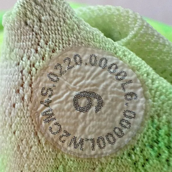 Lululemon Energy Bra High Neck Long Line Shibori Highlight Yellow Green 4 - Image 6