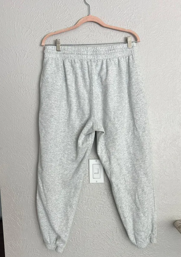 Gap soft classic jogger heather gray  sweatpants L - Image 8