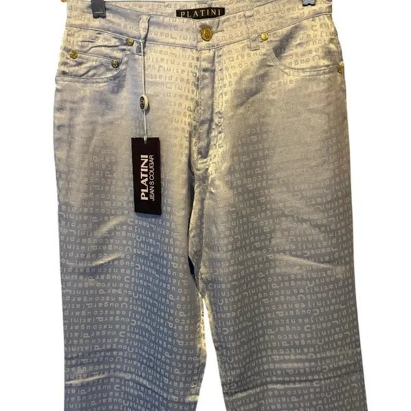 Platini Jeans Cougar nwt‎ Blue Size 27 - Image 2