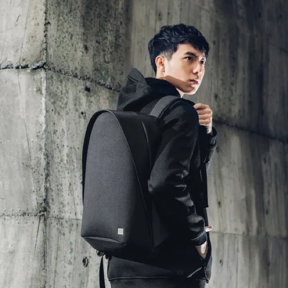 Moshi Tego Urban Backpack Charcoal‎ Black Laptop Bag RFID Anti-Theft Design - Image 5