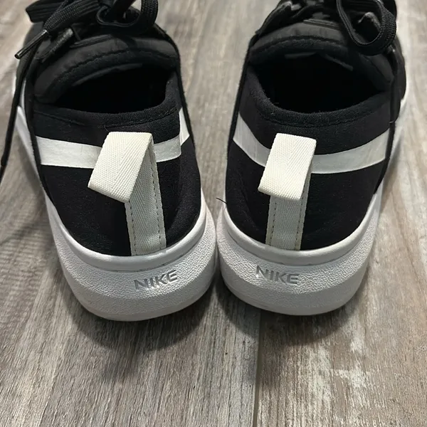 Nike Court Vision Alta TXT Size 7.5 Black/White Shoes Women CW6536-001 - Image 6