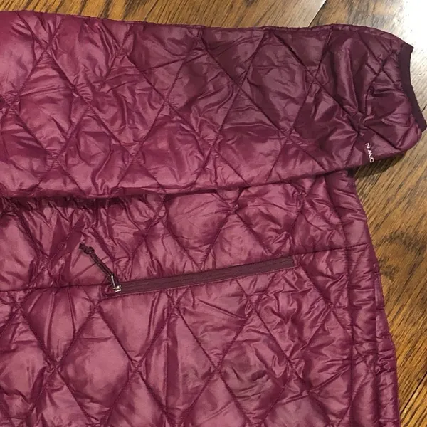 COLUMBIA Women’s Raspberry OmniHeat Quilted Down Jacket MED - Image 11
