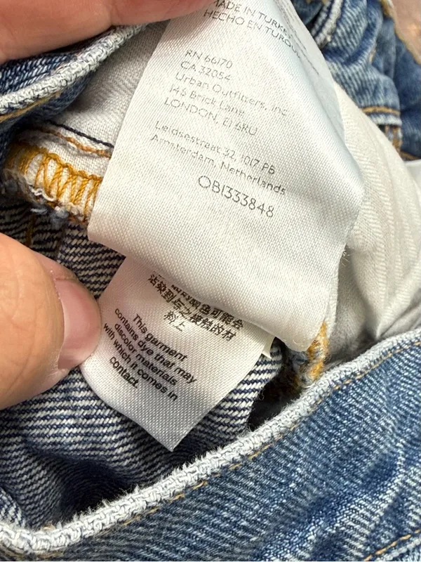 {28} We the Free Free People Lasso Denim Jeans Straight Leg - Image 11