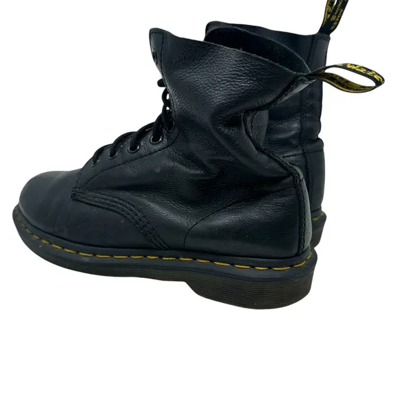 Dr. Martens 1460 Pascal Virginia‎ Soft Leather Boots Black Combat Size US 7 - Image 9