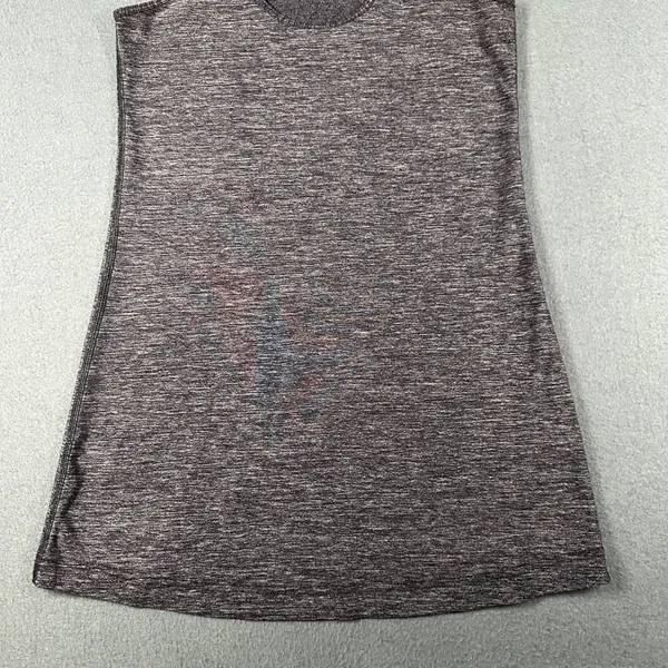 Lululemon Tank Top Womens 6* Heather Gray Cool Racerback Tank Top Pullover - Image 2