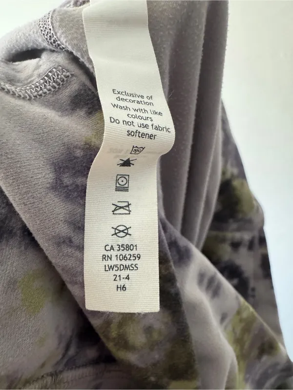 Lululemon Align Super-High-Rise Pant 28" Radial Tie Dye Mauve Grey Multi Size 10 - Image 7