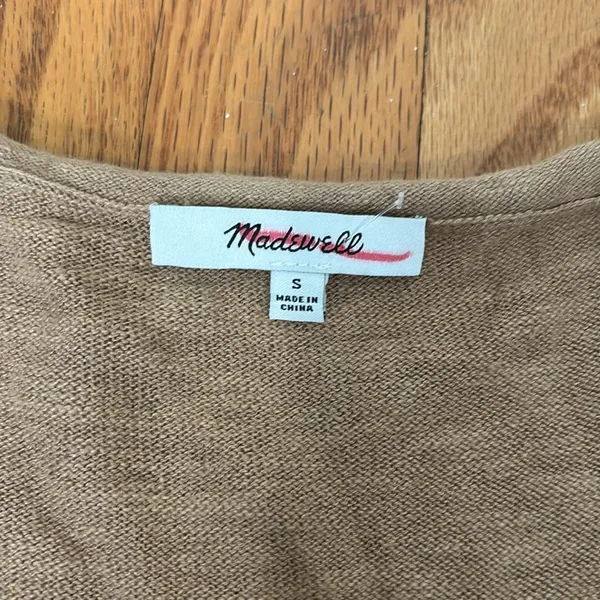 Madewell Palmdale Pullover Sweater in Colorblock‎ Stripe size S - Image 4