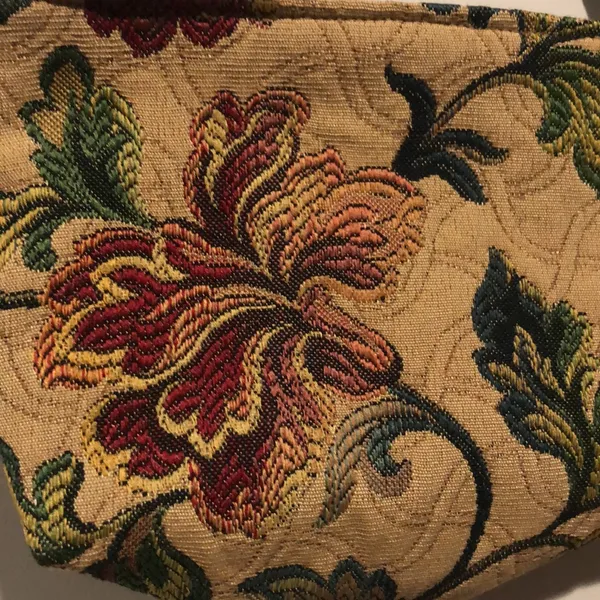 Vintage Carpet Tapestry Patterned Mini Bag Tan - Image 2