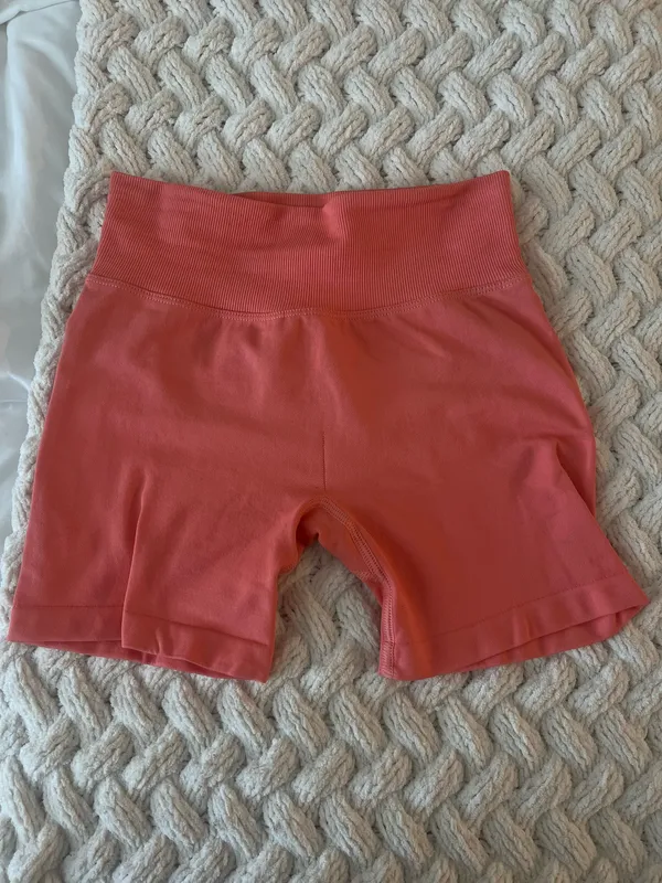 Elite-n-titled Coral Workout Shorts - Image 3