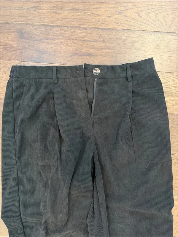 HALARA Black Women’s Corduroy Joggers Size XL Tall - C45-046 - Image 3