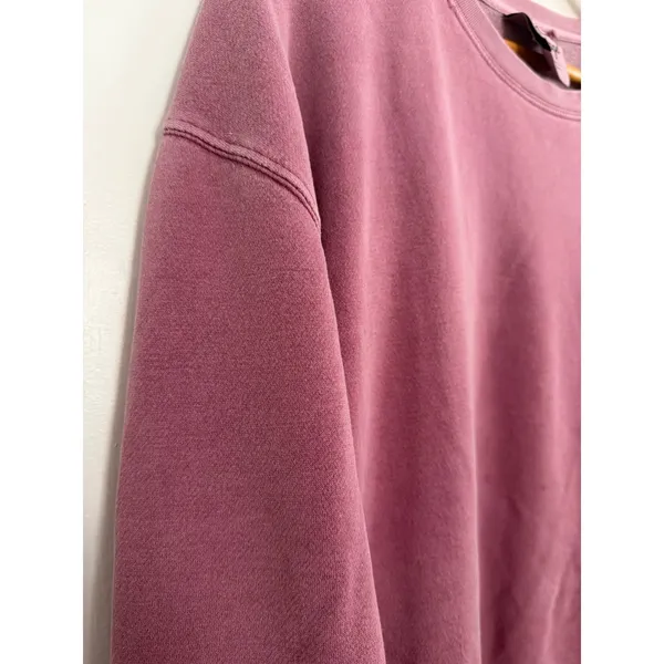 US Vintage Collection Mauve Pink Garment Dyed Crewneck Sweatshirt Large - Image 12