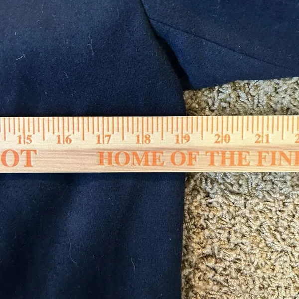The Fifth Label Womens Winter Coat Sz S Navy Blue Long Two Button Long‎ - Image 8