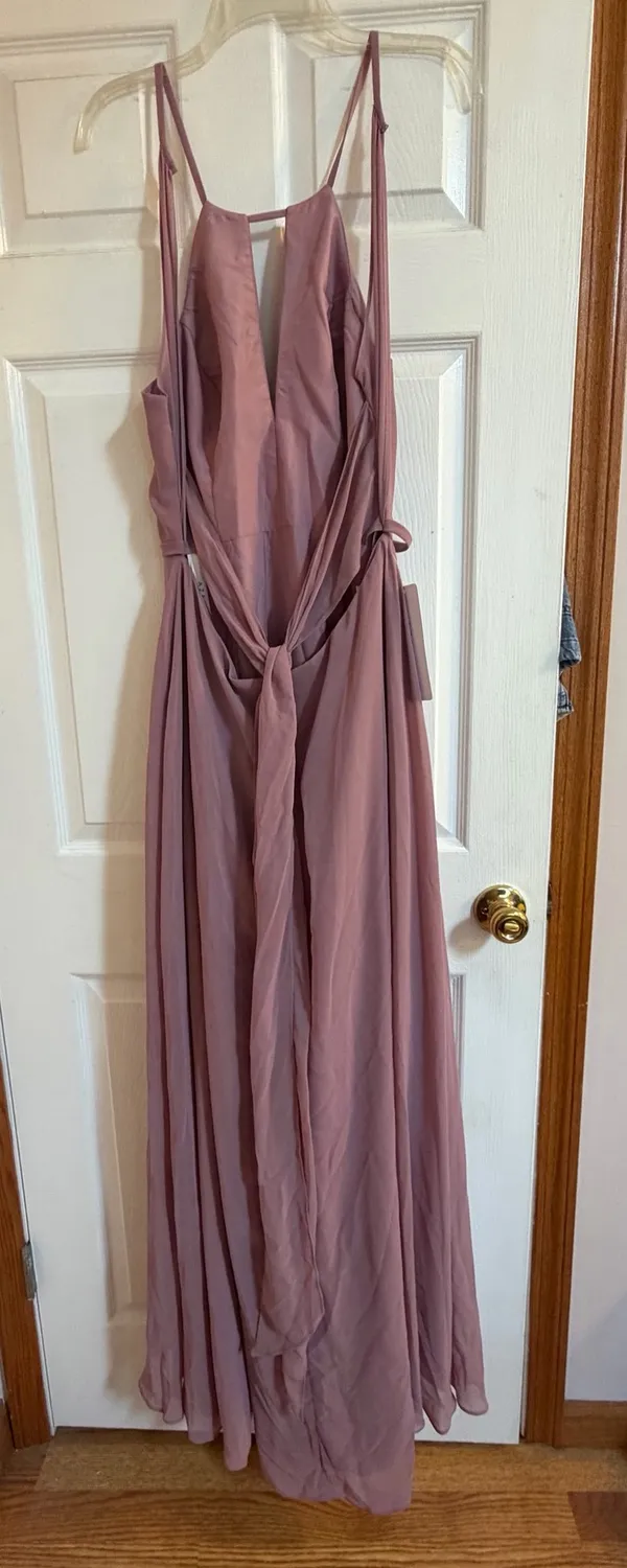 Azazie Bridesmaid Dress Chiffon - Image 2