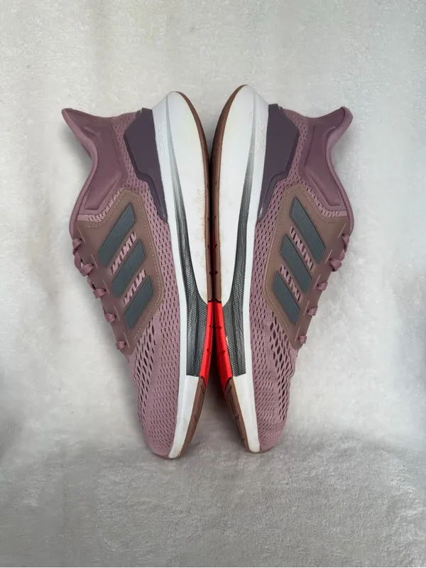 Adidas Women'S Eq21 Running Shoes Mauve Iron Legacy Purple Size 11 - Image 7