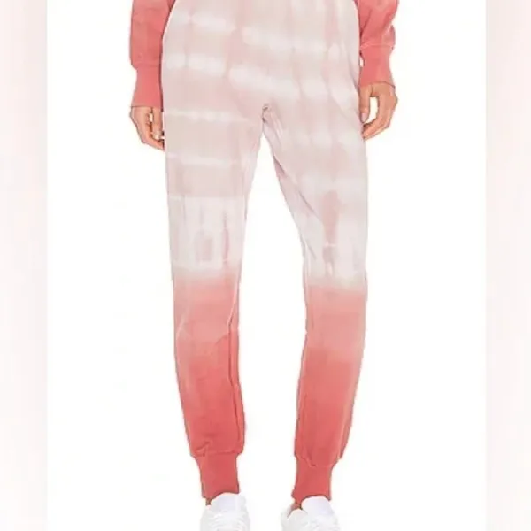 525 AMERICA Jogger Set XS‎ Clay Rose Pink Revolve Ombre Streetwear NEW - Image 2