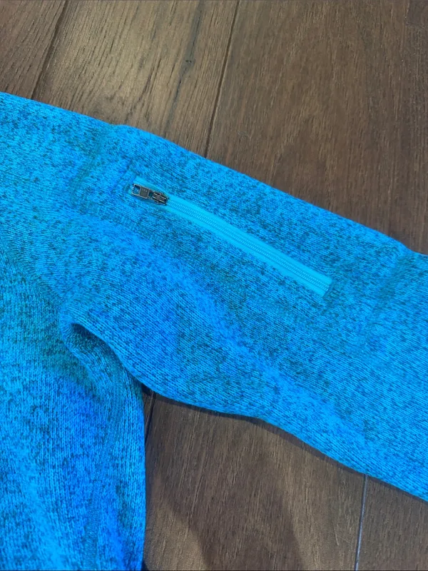 Patagonia Size Small Better Sweater in Teal Blue - C54-108 - Image 4