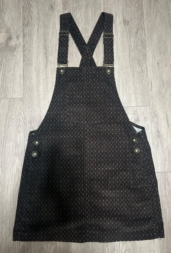 Brown Corduroy Overall Dress - Image 2