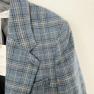 Mango Plaid Blazer - Image 4