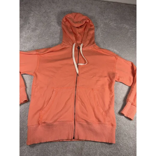 Aerie Down-To-Earth Full Zip Hoodie prach Small Oversized - Image 5