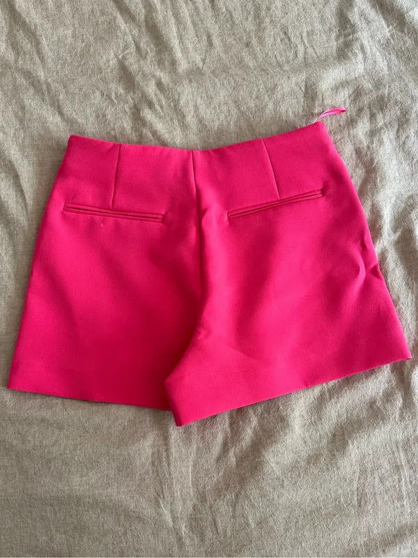 Zara Hot Pink Mini Skort Size Small - Image 5