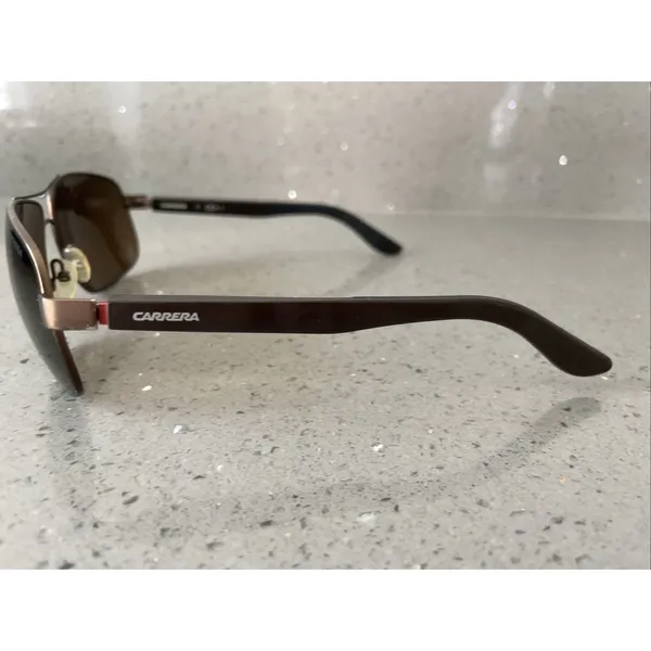 Carrera 8003 0RPU8 Brown Wrap Sunglasses Brown Lens 62-16 130 FRAMES ONLY - Image 3