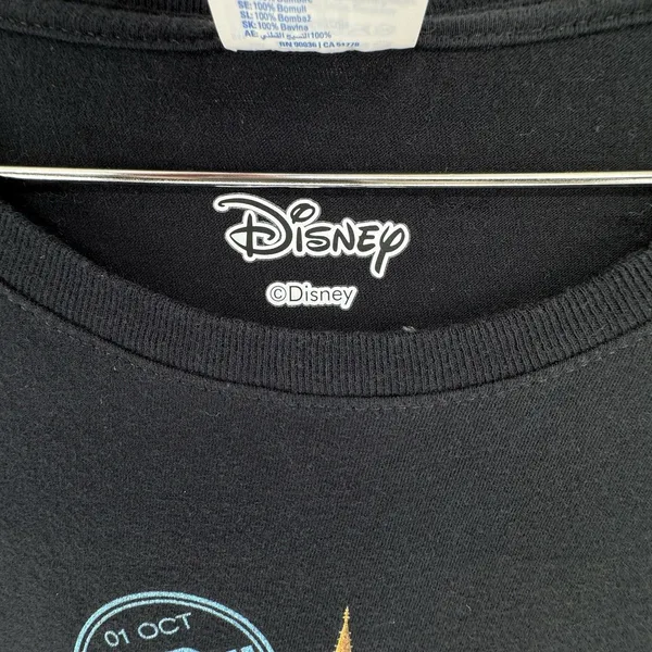 Disney World T-Shirt Ladies XL Black The Most Magical Place in the World - Image 4