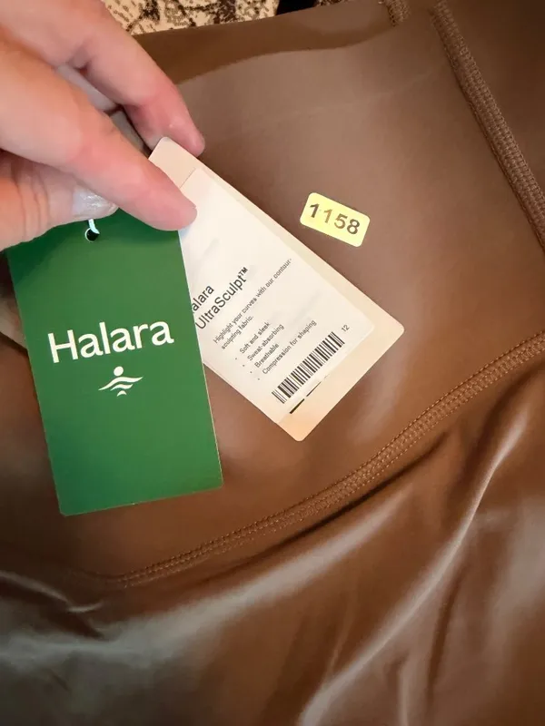 Halara XL 7/8 Ultra Sculpt High Waisted Tummy Control Leggings With Pockets Wome - Image 8