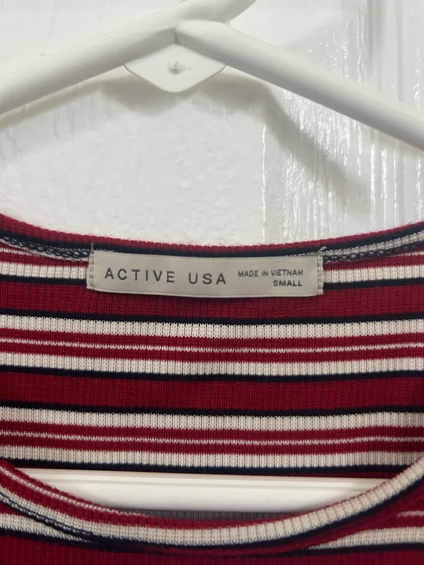 Red Striped  Tank - Image 2