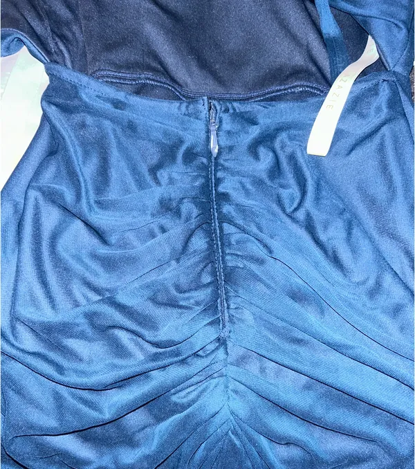 Navy Prom Dress Azazie Blue - Image 8