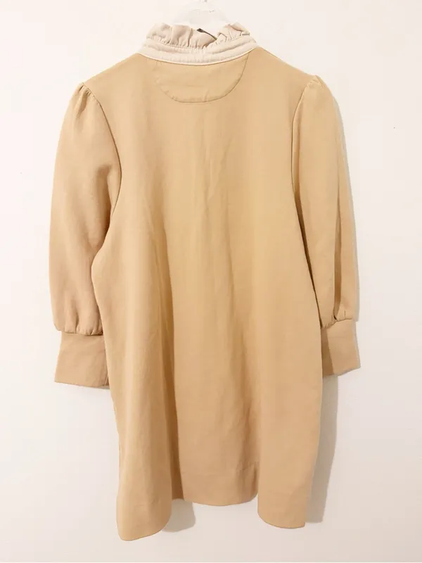 Pomander Place By Tuckernuck Charlotte French Terry Dress Beige Tan Size Medium - Image 7