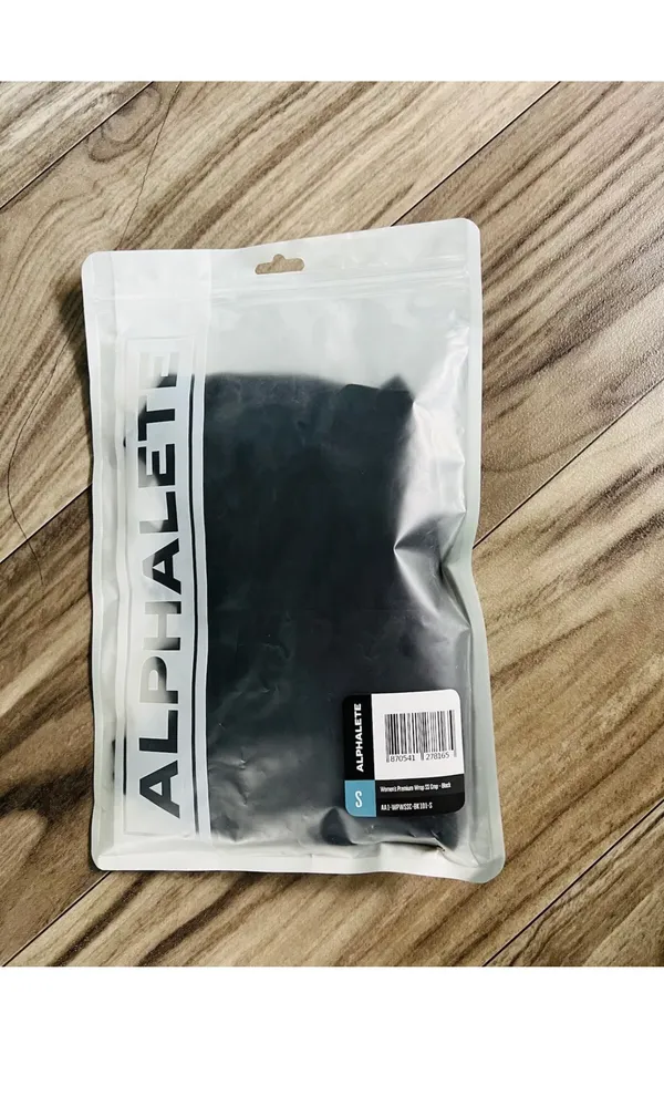 Alphalete Woman’s Premium Wrop SS Crop - Black, Size Small - Image 11