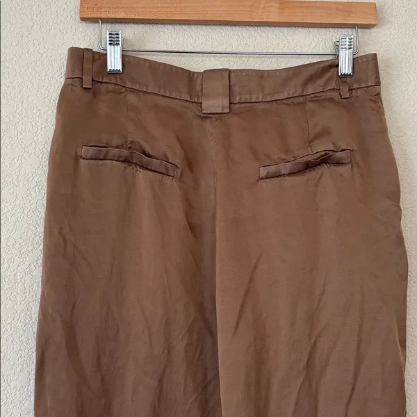 Mossimo Dutti Wide Leg, Mid Rise Crinkle Trousers - Image 4
