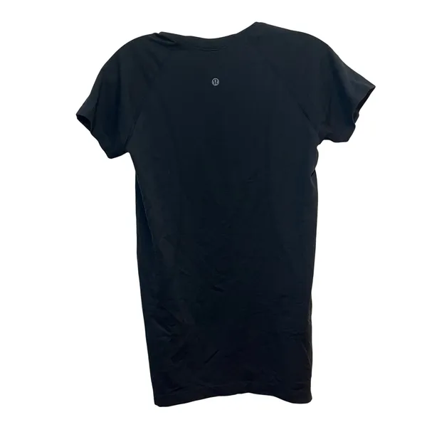 Lululemon Shirt Swiftly Tech Short Sleeve Black Size‎ 8 Bridging the Gap 10 Mile - Image 2
