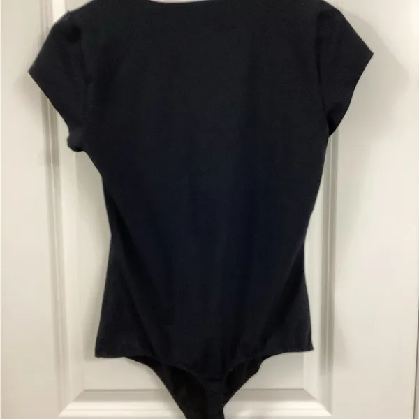 Free People Black Fitted Bodysuit Top - Image 3