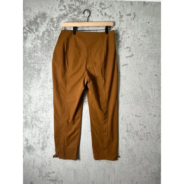 Lululemon Cotton Blend Twill Trouser *7/8 Length Copper Brown‎ Size 29 - Image 3