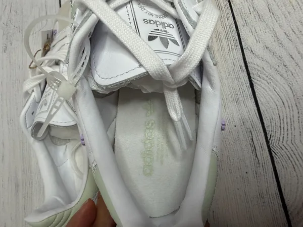 Adidas Shoes Women’s White Samba Originals Casual Green 7 - Image 9