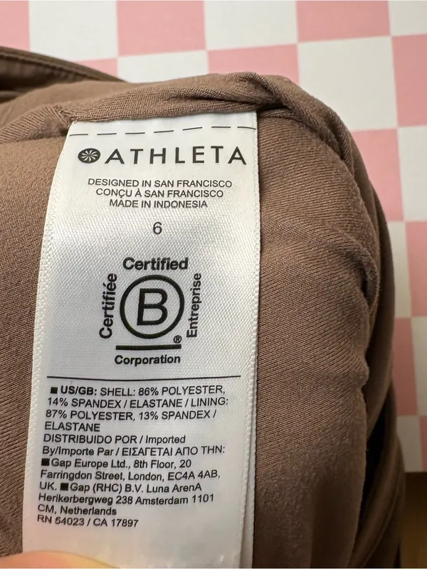 Athleta trouser pants brown earthy fall casual professional 6 straight leg - Image 6