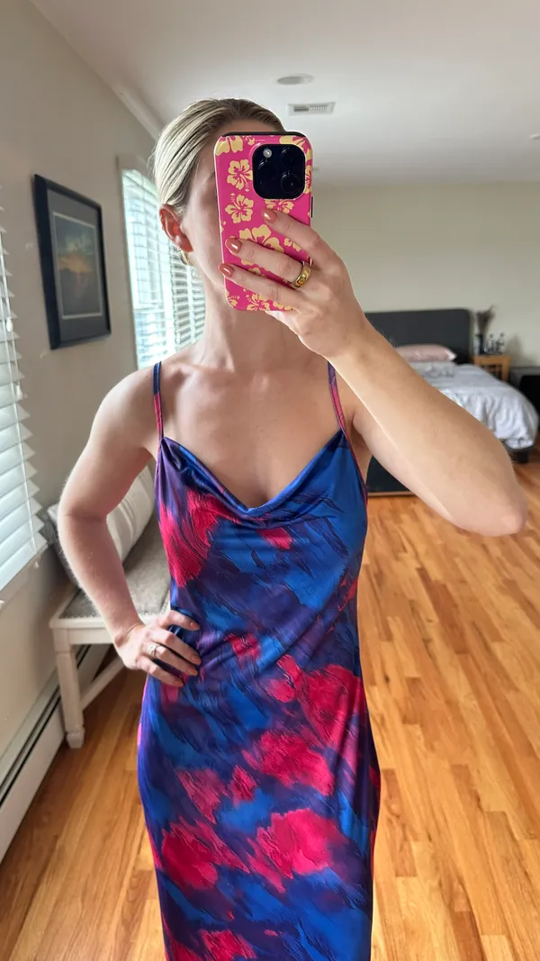 Majorelle Boston Midi Dress in Tie Dye Multi - Image 5