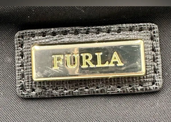 Furla Tessuto Nylon Cosmetic Bag Black - Image 2