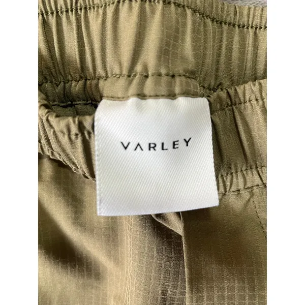 Varley Tacoma Straight Pleat Pant Olive‎ Ripstop Athleisure Utility Size Small - Image 5