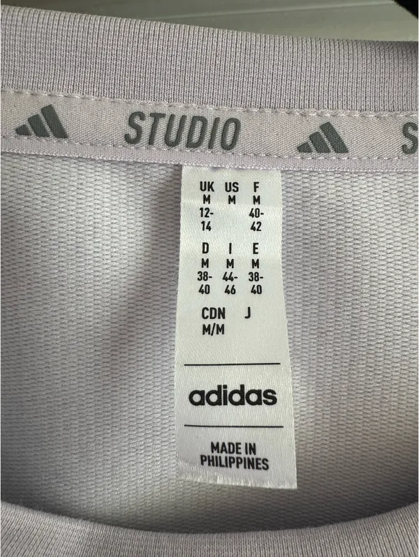 Adidas Training Yoga Studio Cropped Long Sleeve Top - Image 4