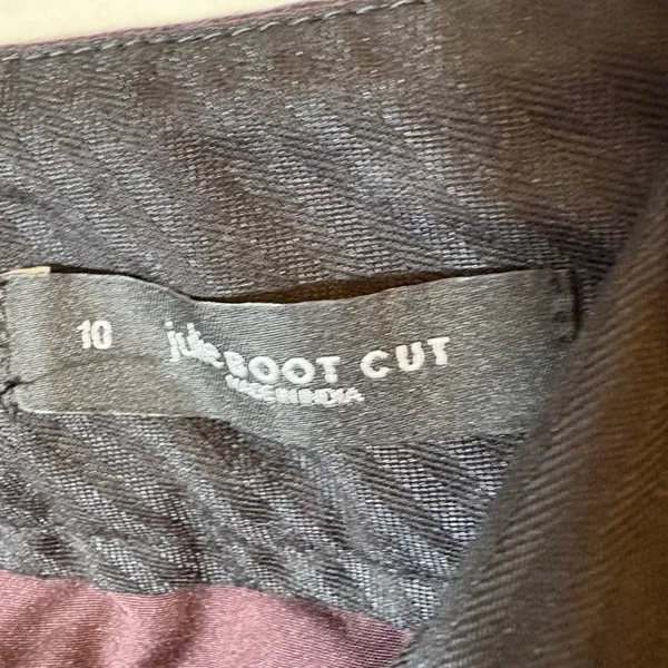 LOFT Purple Boot Cut Trousers‎ Dress Pants Women's Size 10 - Image 8