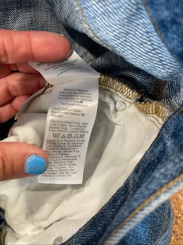 J.Crew low rise wide leg jeans size 26 - Image 7