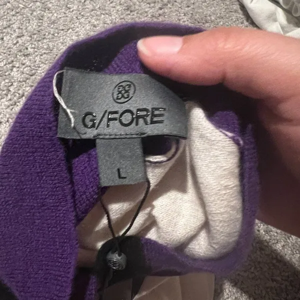NWT G Fore‎ sweater size L Purple Size L - Image 9