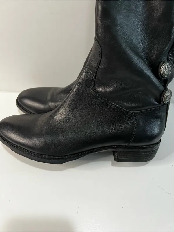 Arturo Chiang Enchante Black Leather Equestrian Riding Boots - Image 5