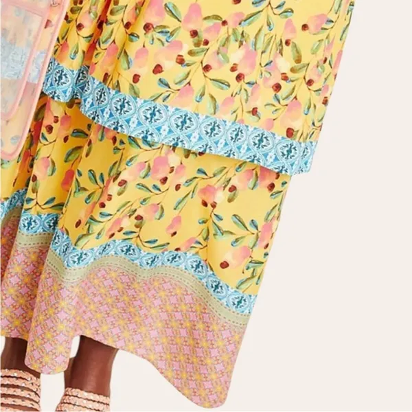 NWT Anthropologie Farm Rio Anjou Maxi Dress Size 2 Petite Retail $240.00 - Image 6