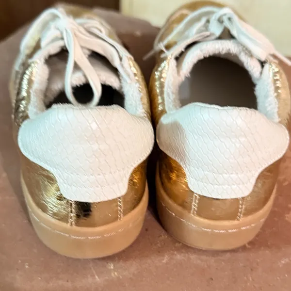 Dolce Vita Nadia Sneakers in Gold - Image 4